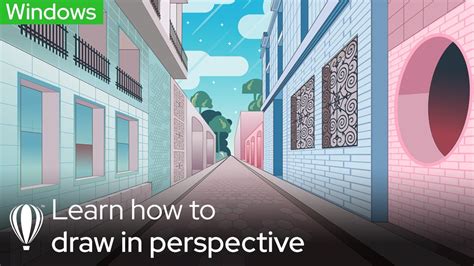 How To Draw In Perspective Windows Youtube