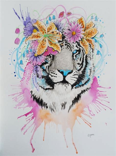 Tiger Art Print By Jonna Lamminaho Society6 Tiger Art Art Prints Art