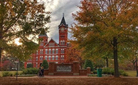 Fall Colors Still Alive On The Campus Of Auburn University Photo