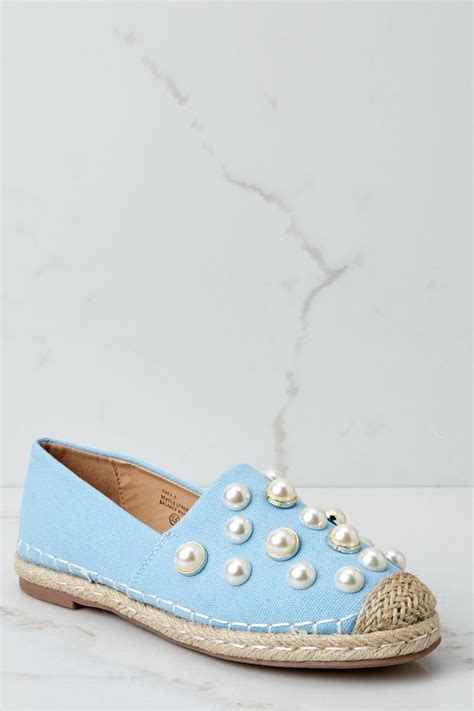 1 A Little Spring In Your Step Light Blue Espadrille Flats At