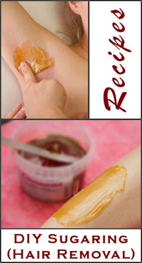 Sugar, lemon juice and water — to remove. DIY Sugaring Hair RemovalApplePins.com