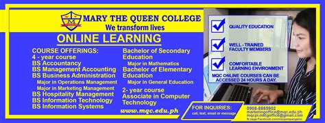 Mary The Queen College We Transform Lives