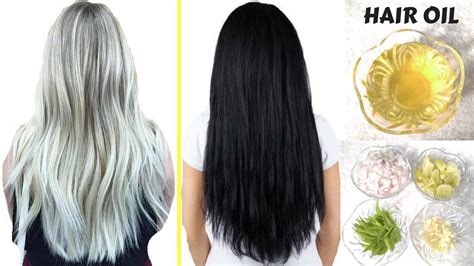 Gray hair is something everyone has to start thinking about at some point, sometimes long before they're ready. How To Get Rid Of White / Grey Hair PERMANENTLY | Homemade ...