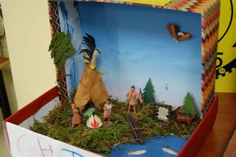 Inquiry Diorama Native American Projects Kids Art Projects School