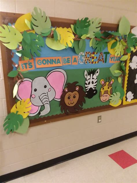 Jungle Theme Crafts Jungle Theme Classroom Preschool Classroom Decor Preschool Themes