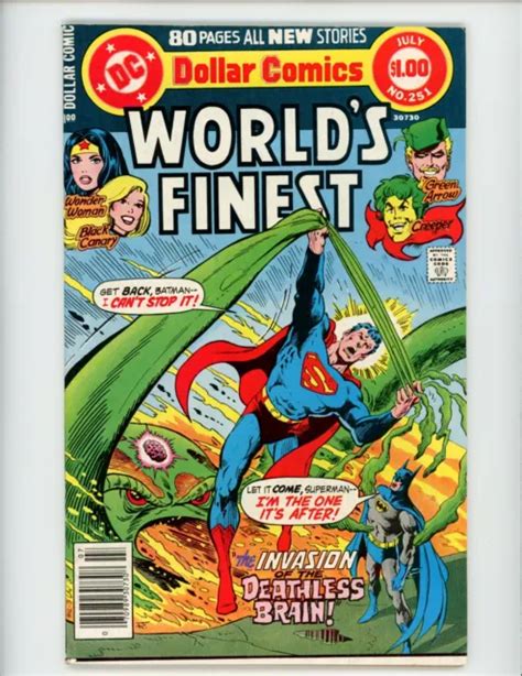Worlds Finest Comics 251 Comic Book 1978 Vf Jim Aparo Dc Superman 11
