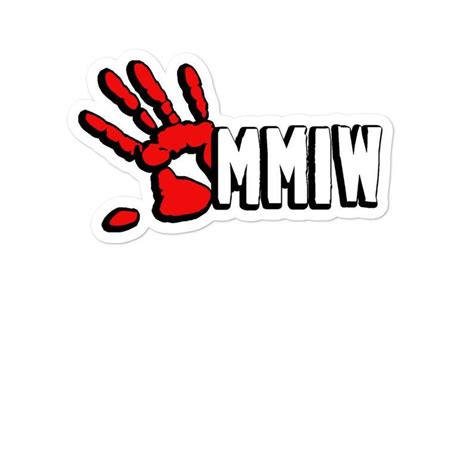 Mmiw Awareness Decal Red Hand No More Stolen Sisters Bubble Free