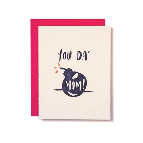 You Da Mom Mothers Day Card Ktcollection