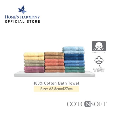 Cotonsoft Sandra 100 Cotton Bath Towel Lazada