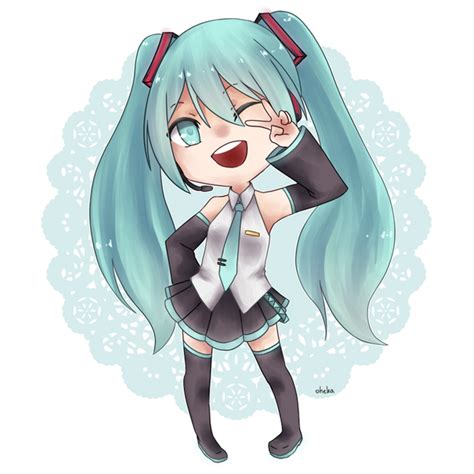 Chibi Miku By Oheka On Deviantart