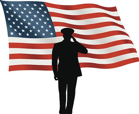 Military Salute Illustrations Royalty Free Vector Graphics And Clip Art