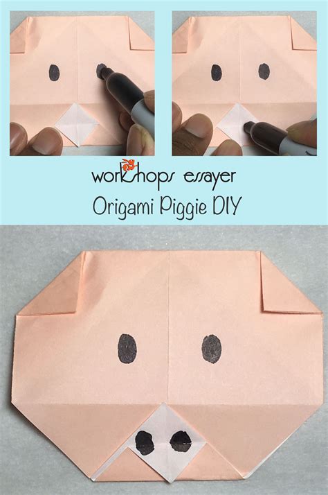Origami Pig Diy Origami Pig Origami Easy Diy Origami