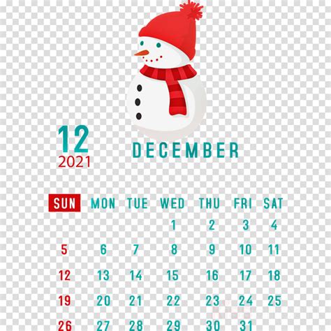 December 2021 Calendar Png Png Image Collection