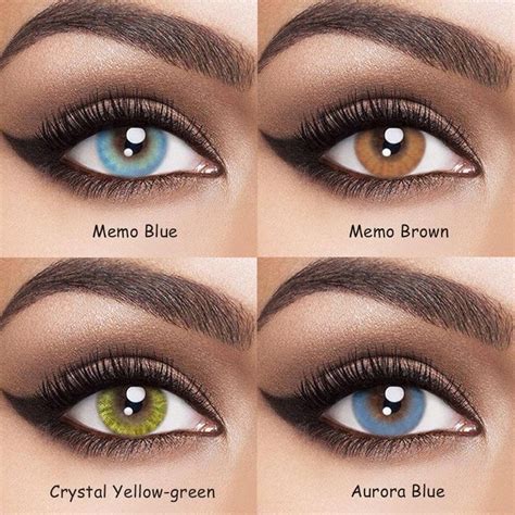 Vcee Crystal Brown Colored Contact Lenses Contact Lenses Colored