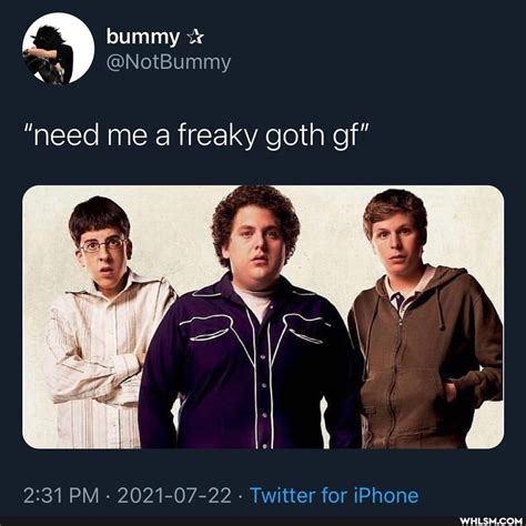 Bummy Notbummy Need Me A Freaky Goth Gf Pm 2021 07 22 Twitter For