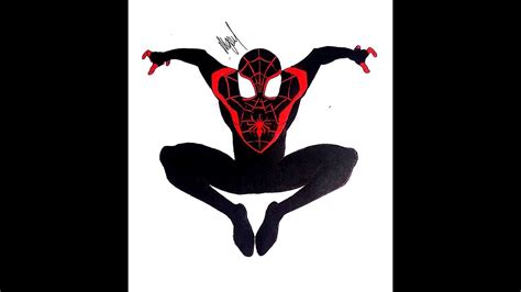 Grab your pencil and paper and watch as i guide you through these easy to learn how to draw a cute cartoon spiderman (chibi / kawaii) from marvel comics with this simple steps drawing lesson. Miles Morales Costume Drawing - COSTUMES IDEAS