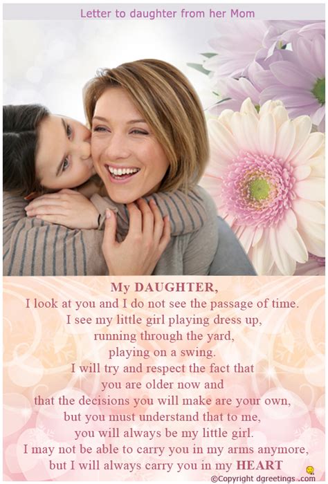 Letter To Daughter From Her Mom Dgreetings Blog