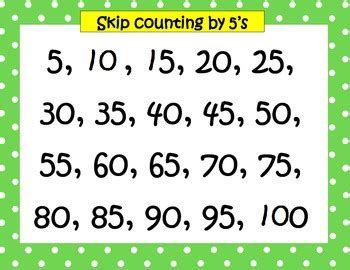 Skip Counting by 2's, 5's, & 10's to 100 by ILUV2TEACH | TpT