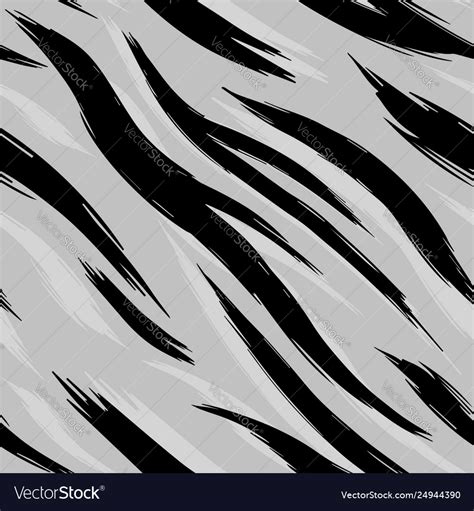 Seamless Texture White Tiger Skins Pattern Vector Image
