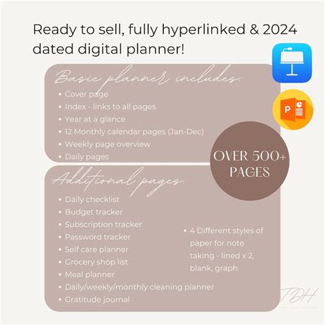 2024 Ultimate Plr Planner To Sell Dated Digital Planner Plr Templates Vertical Planner