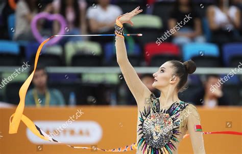 Alina Harnasko Belarus Performs During Rhythmic Editorial Stock Photo
