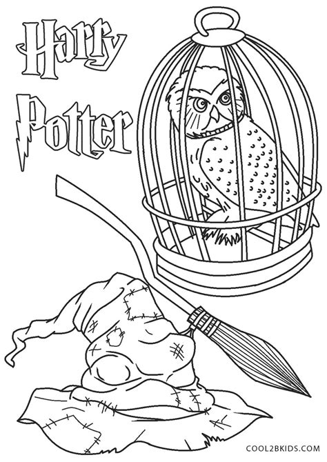 Ausmalbilder Harry Potter - Malvorlagen kostenlos zum ausdrucken