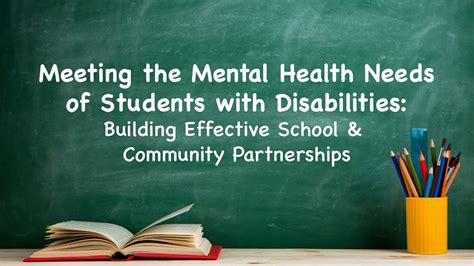 Meeting Mental Health Needs Of Students With Disabilities Building