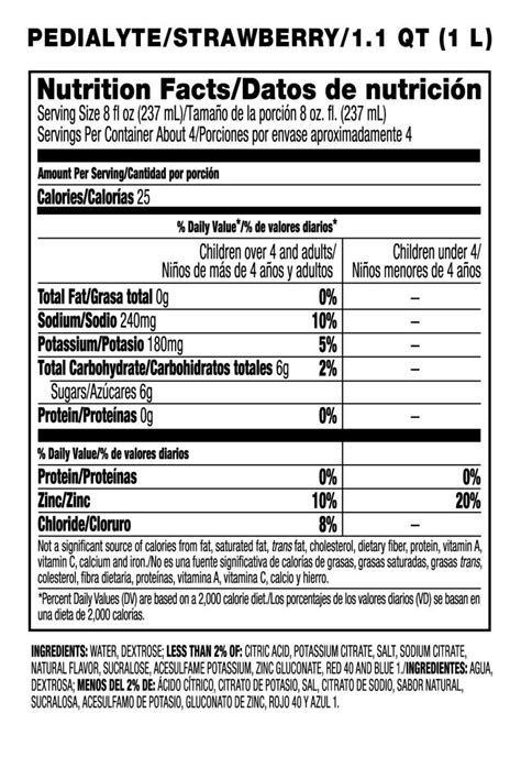 See full list on medicovid19.com Pedialyte Nutrition Facts Sugar | Besto Blog