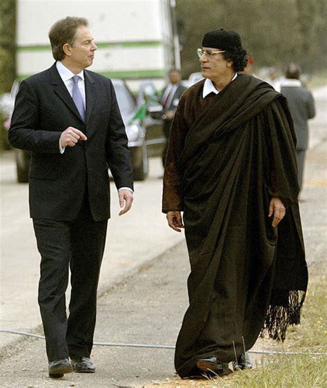 tony blair accused of betraying uk terror victims over deal in the desert with gaddafi