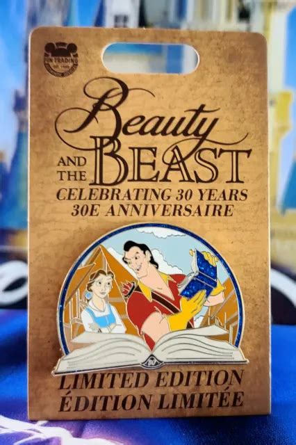 Disney Beauty And The Beast Th Anniversary Limited Release Pin Belle Gaston Picclick