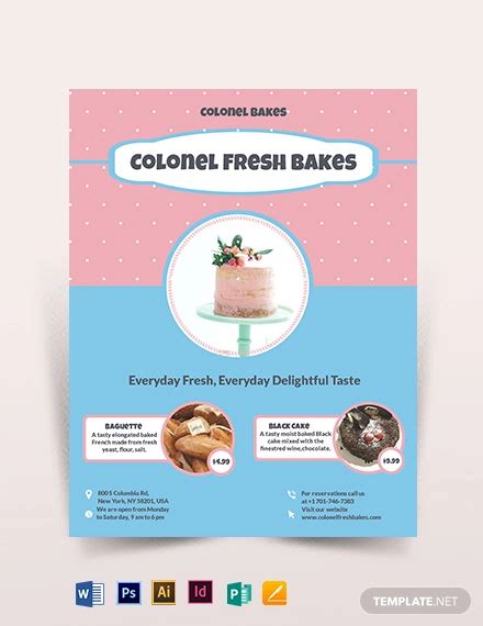 Free 33bakery Flyer Templates In Psd Ai Ms Word