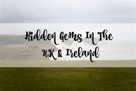 Let's Take A Drive - Hidden Gems In The UK & Ireland - Lamb & Bear