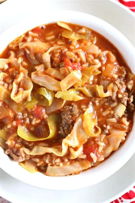 Stuffed Cabbage Soup So Easy Mama Loves Food