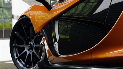 Wallpaper Mclaren P1 Orange Cars Sports Car Performance Car Wheel