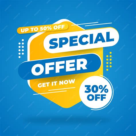 Premium Vector Special Offer Discount Banner Promotion Template