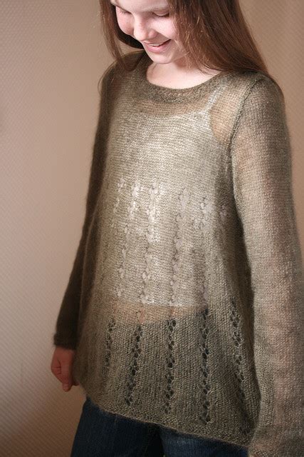 Sheer Mohair Sweater With Topshop Joni Jeans
