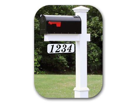 Mailbox Number Hanging Plaque Hanging Double Sided Address Plaque