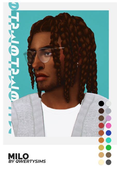 Sims 4 Male Curly Hair Maxis Match Companionbda