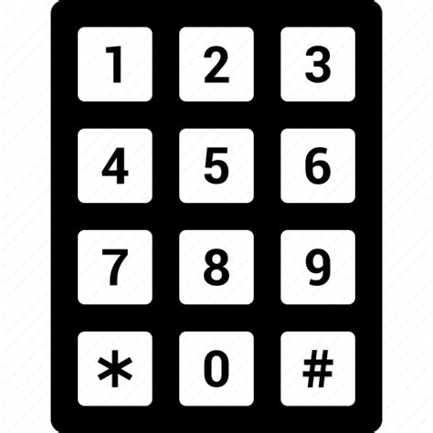 Keyboard Keypad Number Numeric Numpad Pad Phone Icon Download