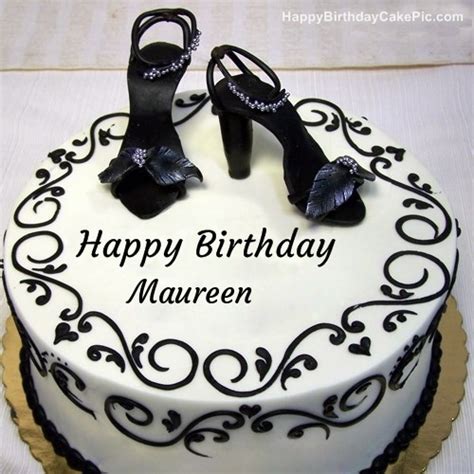 Fashion Happy Birthday Cake For Maureen