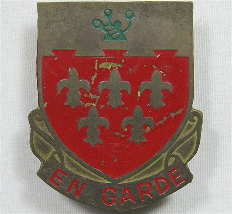 77th Field Artillery Group Beercan Crest Dui Griffin Militaria