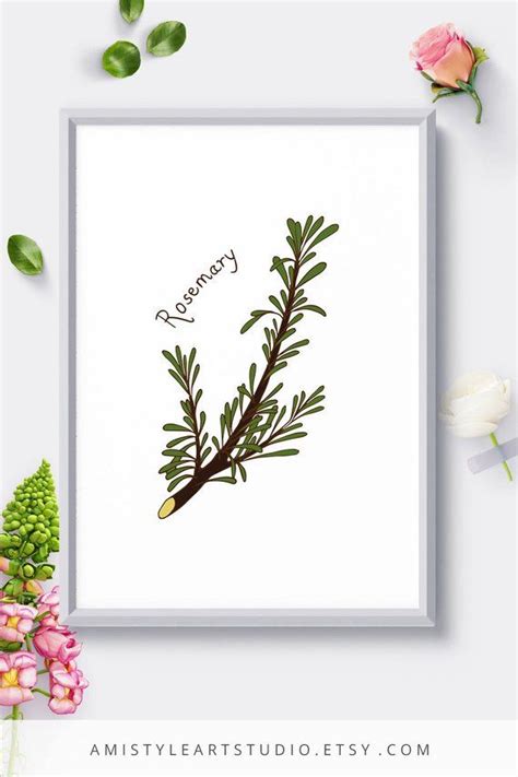 Kitchen Art Print Rosemary T For Her With Images Inspirational