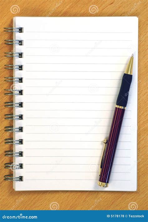 Notepad And Pen Stock Photo Image Of Letter Journal 5178178