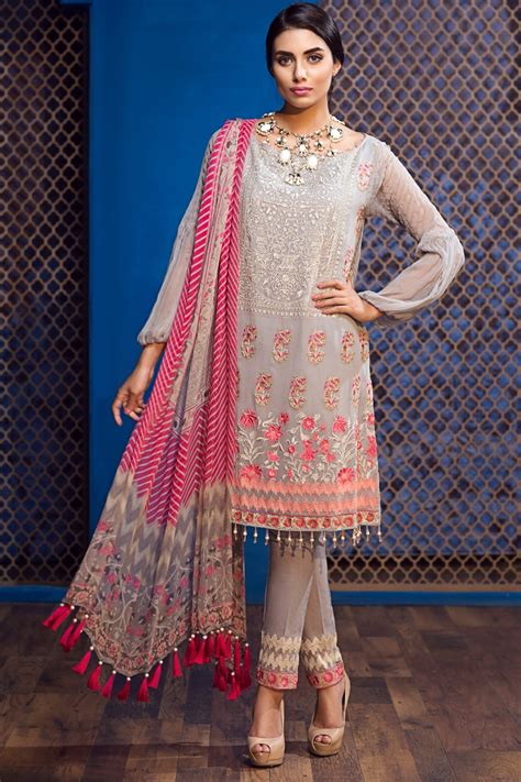 Khaadi Lawn Chiffon Eid Dresses Designs Collection 2018 2019 Dikhawa
