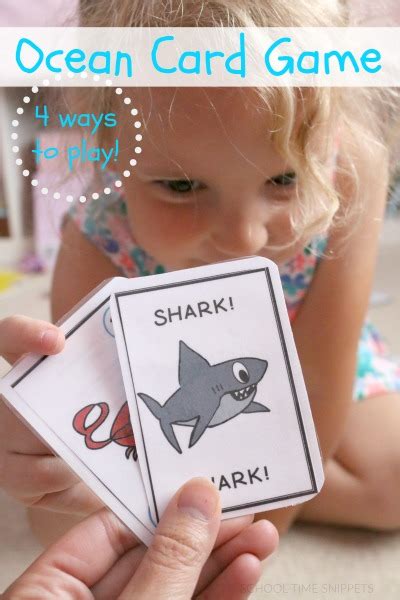 Go Fish Numbers Printable Card Game School Time Snippets