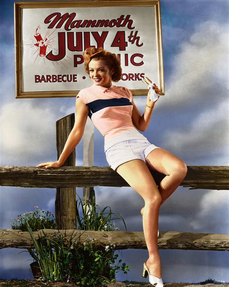 July Th Colorized Vintage Photos Of Pin Up Models Time