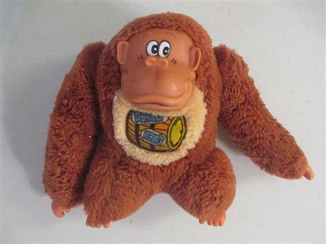 Vintage 1982 Etone Donkey Kong Plush Bean Vinyl Stuffed Nintendo 7