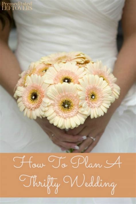 Frugal Tips For Planning A Thrifty Wedding