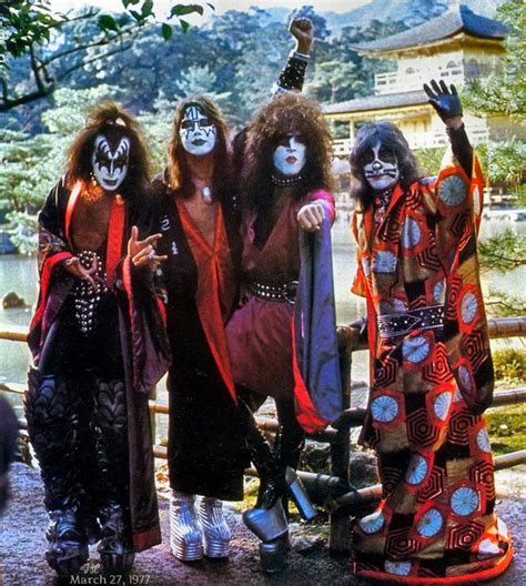 Kiss Japan Tourpress Conference Tokyo Japanaugust 8 1976 Kiss