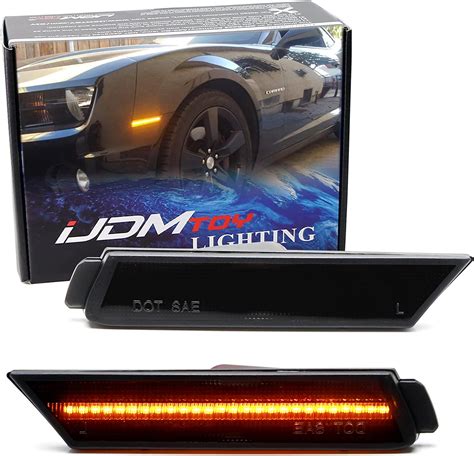 Amazon Com Ijdmtoy Smoked Lens Amber Full Led Front Side Marker Lights My Xxx Hot Girl
